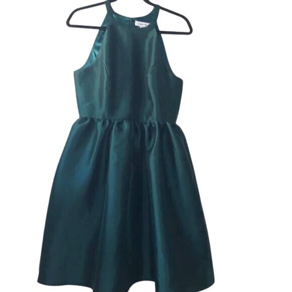 Wendy Bird Emerald Green Sleeveless Dress Size 8 - Picture 1 of 10
